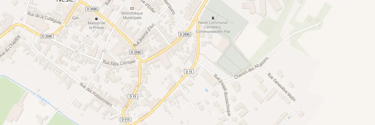 Plan du 29 Rue des Champs à Nesle
