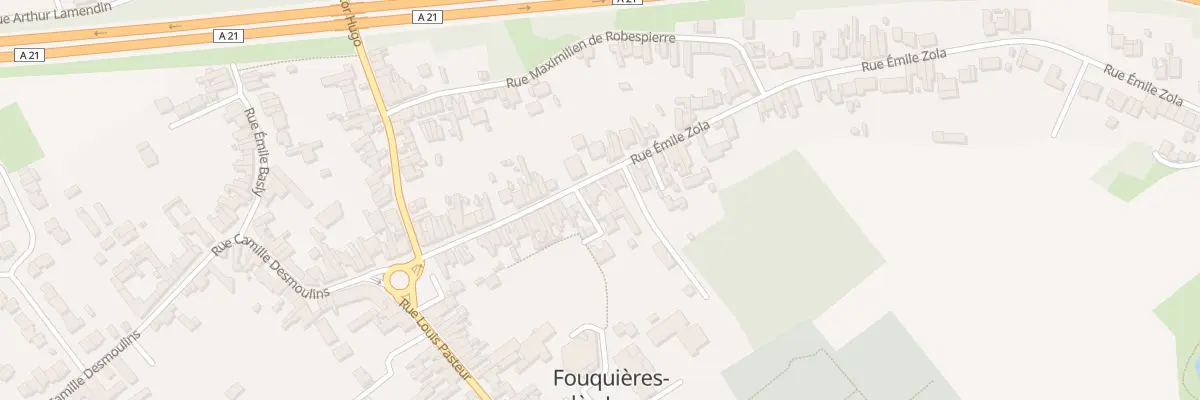 Plan du 44 Rue Emile Zola à Fouquières-lès-Lens