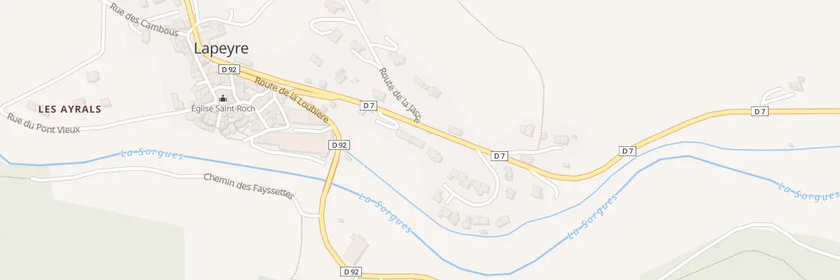 Plan du 5186 Rte Departementale N7 à Versols-et-Lapeyre