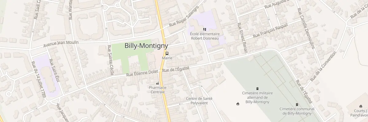 Plan du 11 Rue Egalite à Billy-Montigny