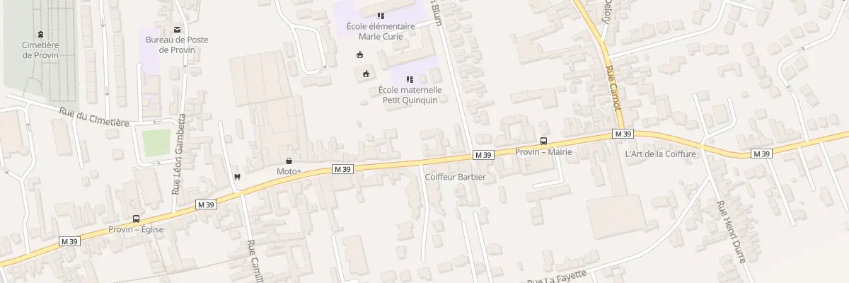 Plan du 19B Rue Nationale à Provin
