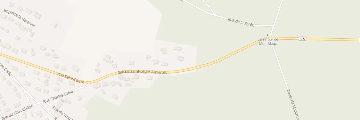 Plan du 21 Rue de Saint Léger-aux-Bois à Montmacq