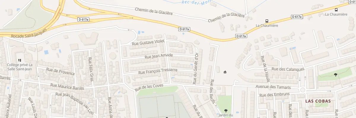 Plan du 28 Rue Jean Amade à Perpignan