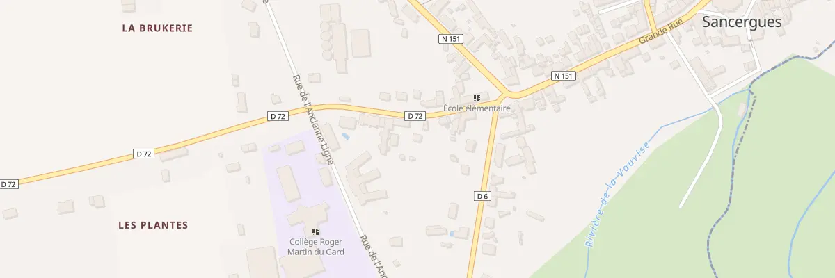 Plan du 7 Rue des Plantes à Sancergues