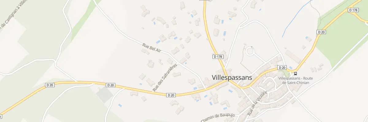 Plan du 5061 Les Safranieres à Villespassans