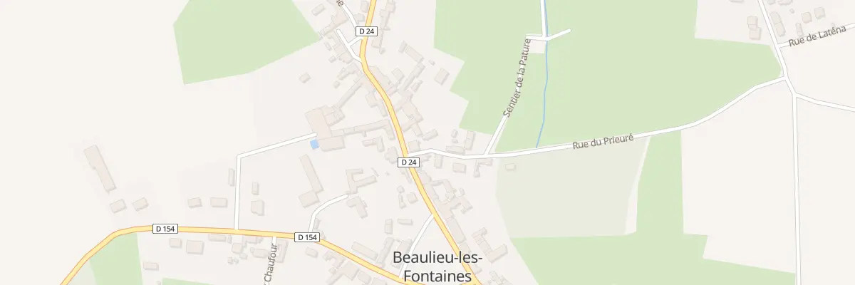 Plan du 5 Rue de Nesle à Beaulieu-les-Fontaines