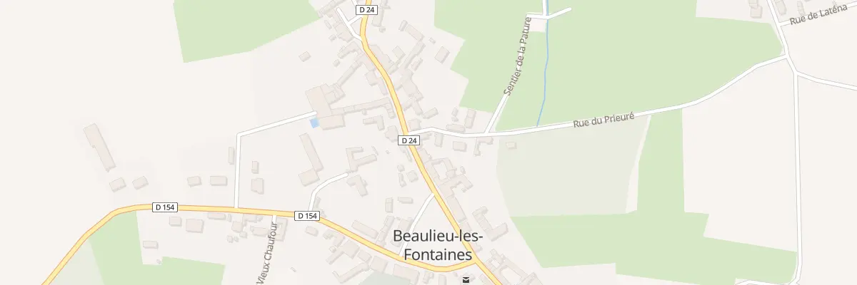 Plan du 3 Rue de Nesle à Beaulieu-les-Fontaines