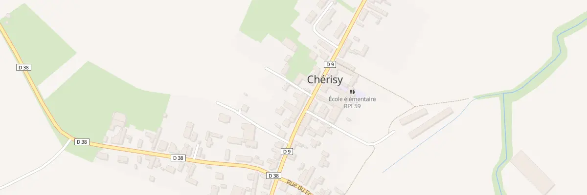 Plan du 13 Rue de Vis à Chérisy