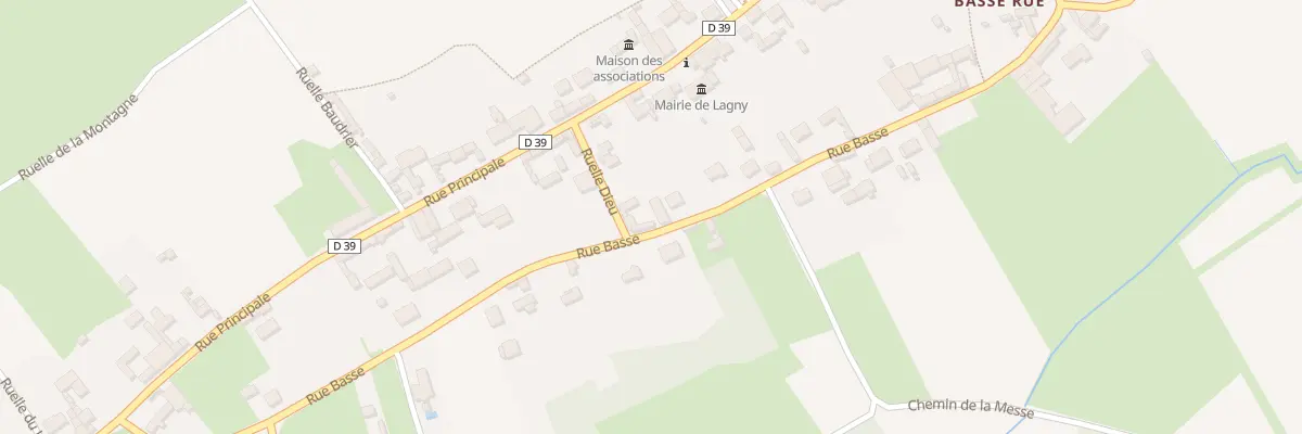 Plan du 326 Rue Basse à Lagny