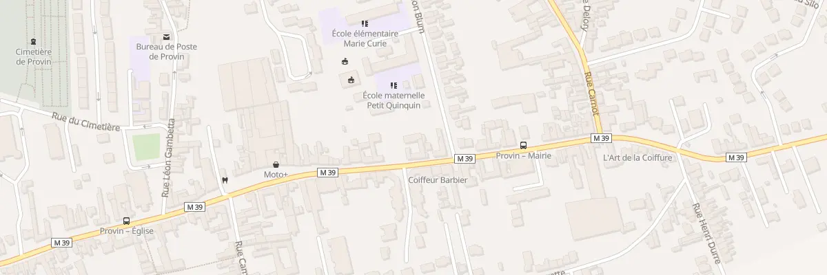 Plan du 19 Rue Nationale à Provin