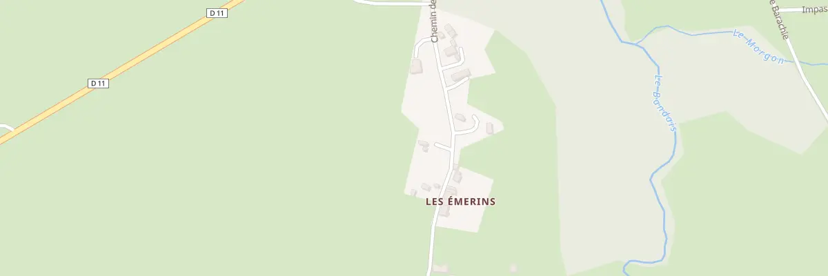 Plan du 5213 Les Emerins à Vieure