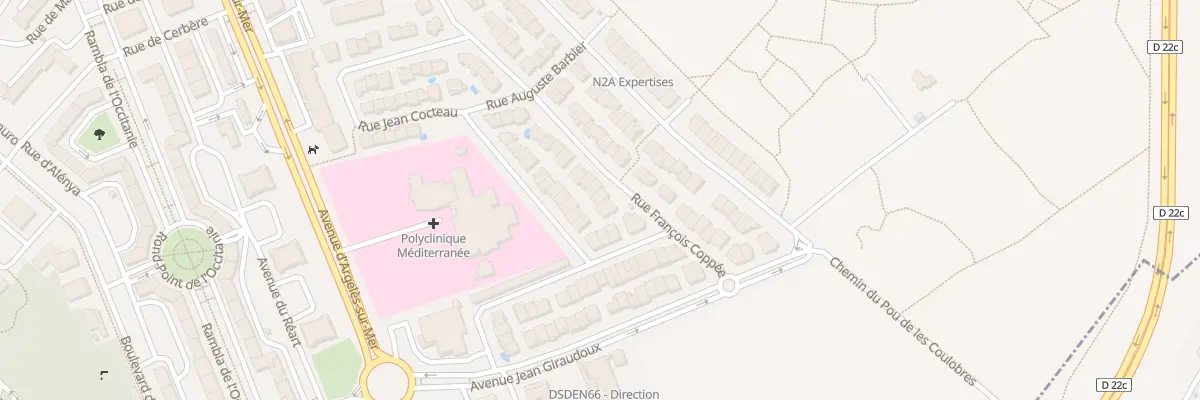 Plan du 18 Rue François Coppée à Perpignan