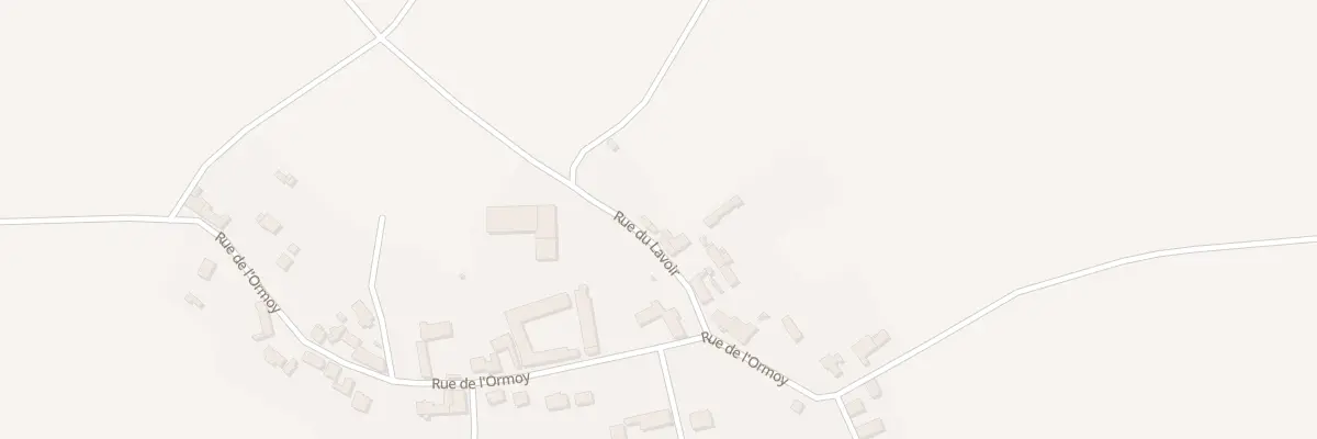 Plan du 11 Rue du Lavoir à Aubepierre-Ozouer-le-Repos