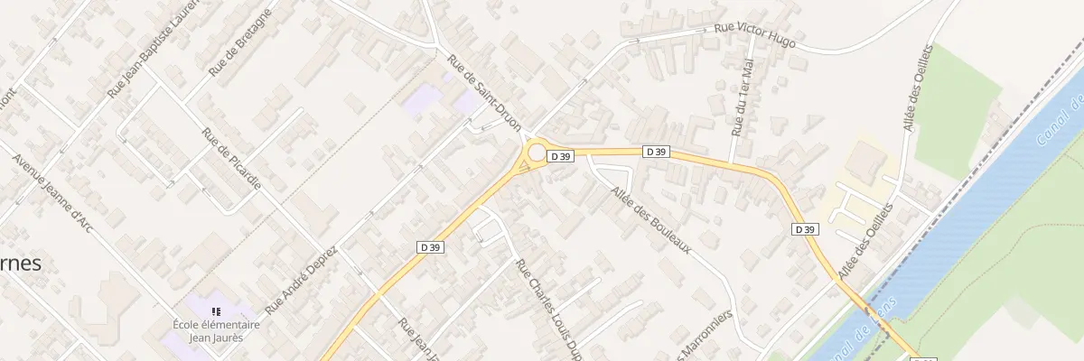 Plan du 193 Rue des Fusillés à Harnes
