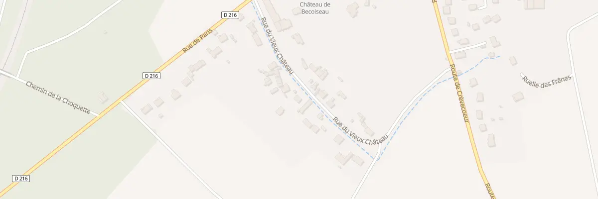Plan du 12 Rue du Vieux Château à Mortcerf