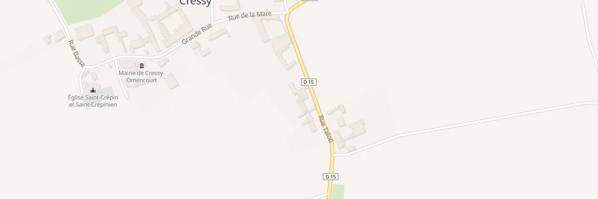 Plan du 8 Rue Talon à Cressy-Omencourt