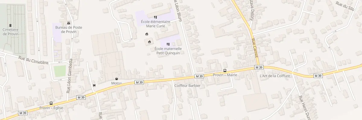 Plan du 21 Rue Nationale à Provin