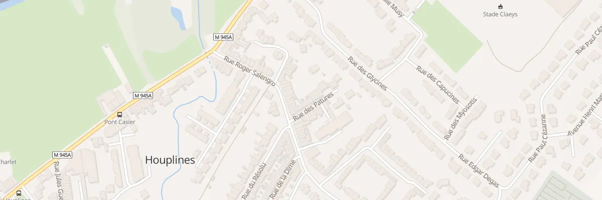 Plan du 1 Rue des Pâtures à Houplines