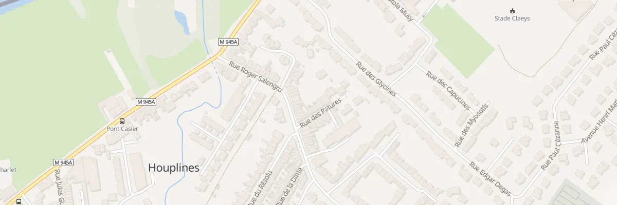 Plan du 3 Rue des Pâtures à Houplines
