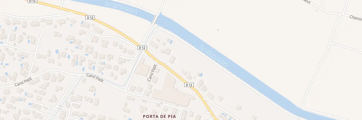 Plan du 68 Rte de Rivesaltes à Pia