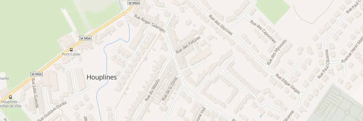 Plan du 41 Rue Roger Salengro à Houplines