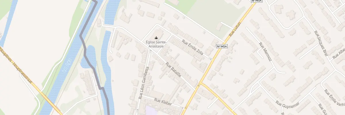 Plan du 5 Rue Bataille à Houplines