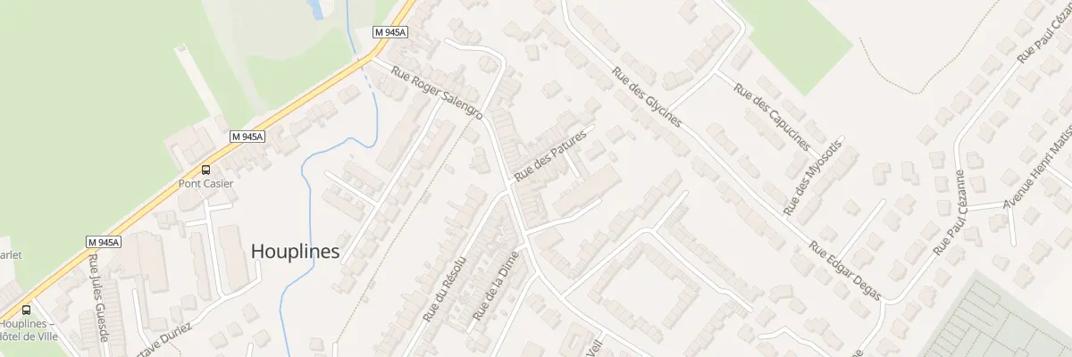 Plan du 2 Rue des Pâtures à Houplines