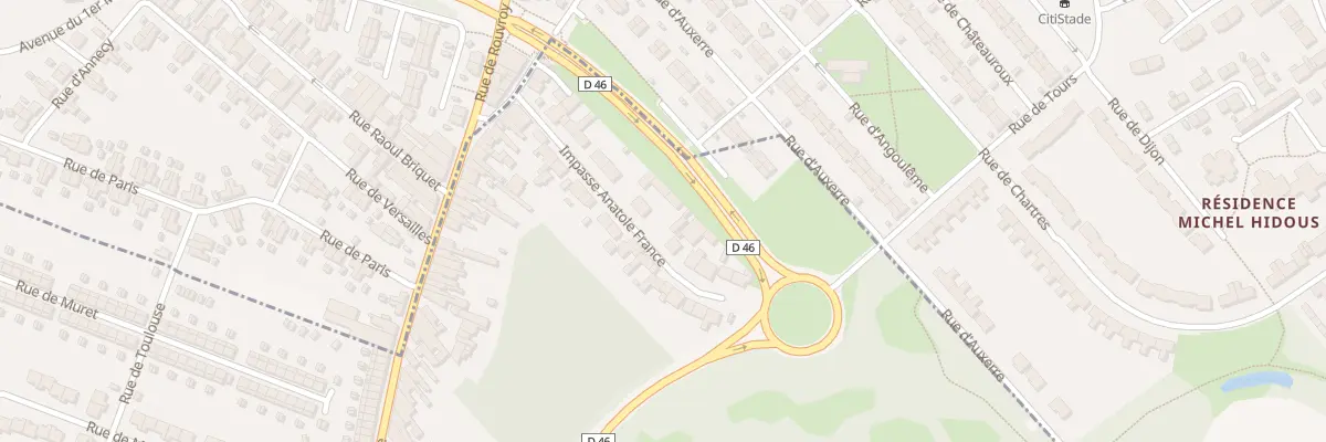 Plan du 10 Rue Anatole France à Rouvroy