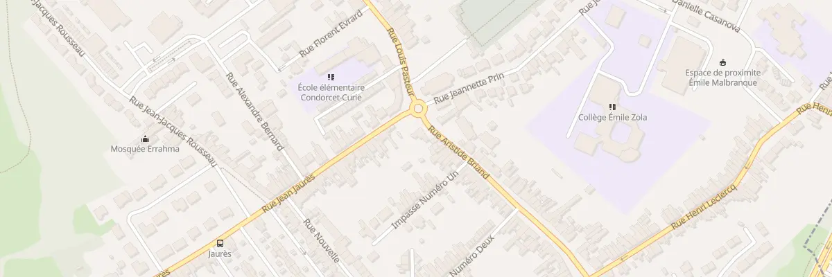 Plan du 2 Rue Aristide Briand à Fouquières-lès-Lens