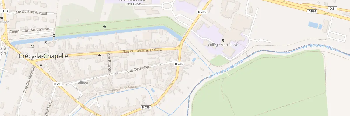 Plan du 29 Rue Deshuilliers à Crécy-la-Chapelle