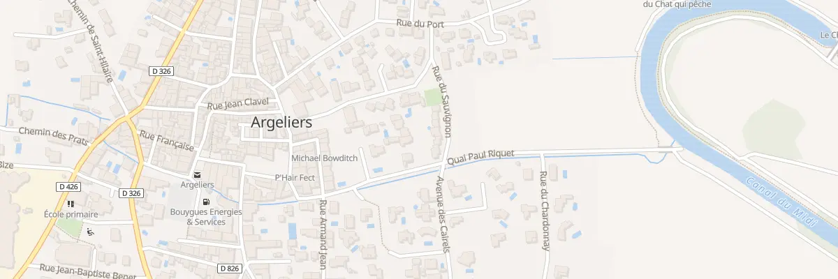 Plan du 5638 Quai Paul Riquet à Argeliers
