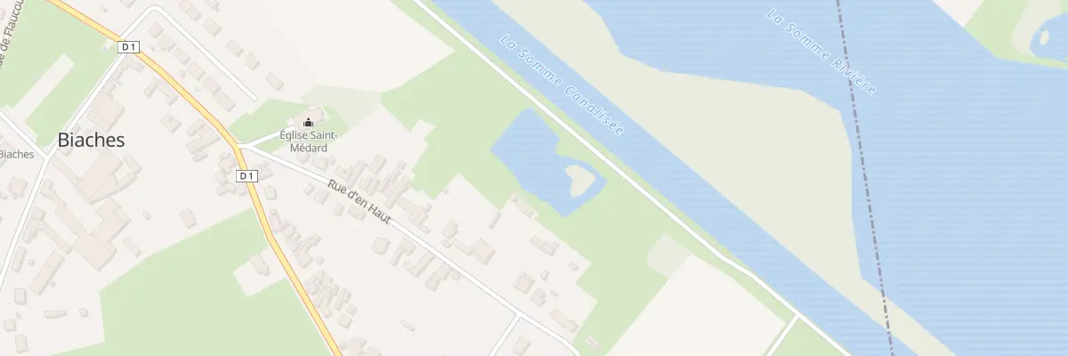 Plan du 16 Rue d’en Haut à Biaches