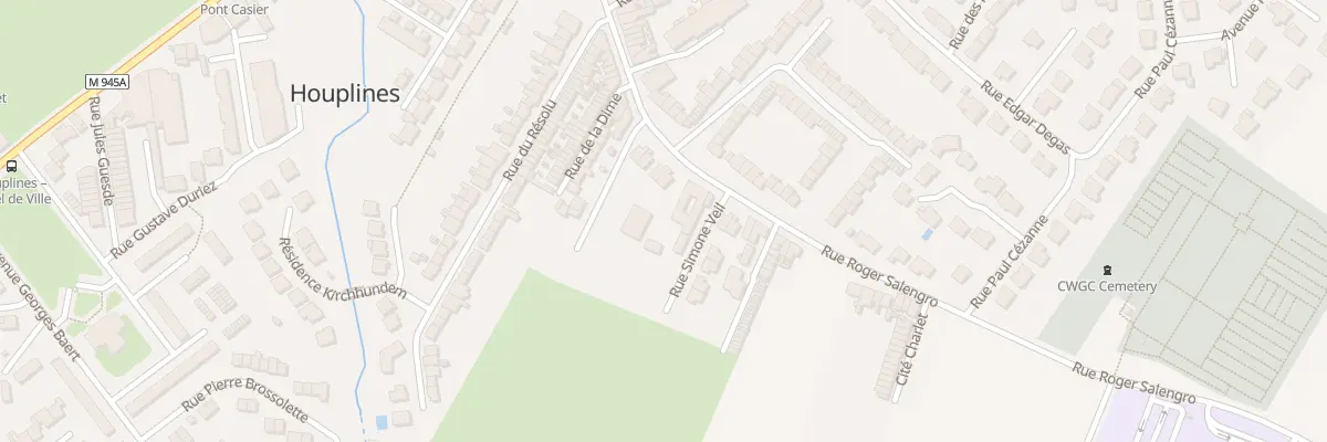 Plan du 58 Rue Roger Salengro à Houplines
