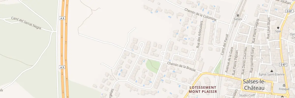 Plan du 4 Car Dels Pins Verts à Salses-le-Château