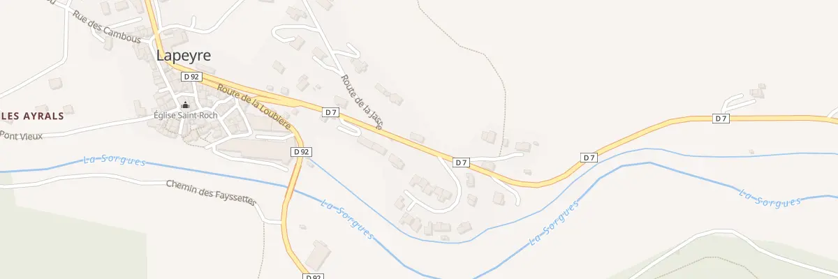 Plan du 5187 Rte Departementale N7 à Versols-et-Lapeyre