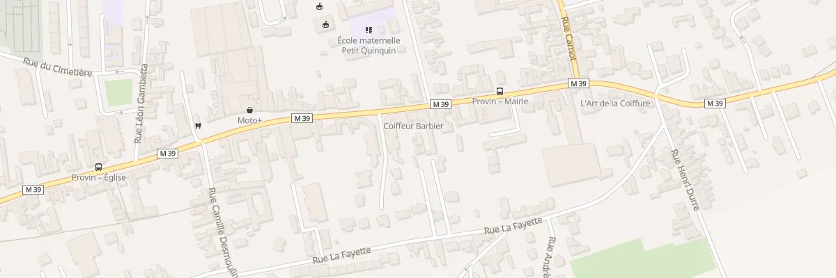 Plan du 18 Rue Nationale à Provin