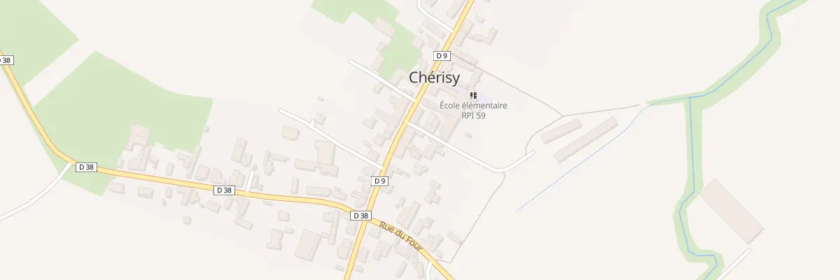 Plan du 6 Rue de Vis à Chérisy