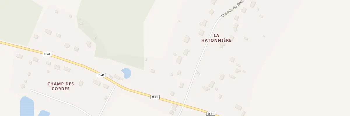 Plan du 5205 La Hatonniere à Aillant-sur-Milleron
