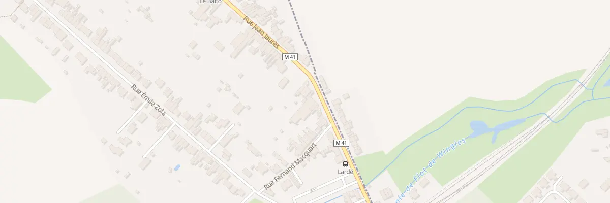 Plan du 93 Rue Jean Jaurès à Sainghin-en-Weppes