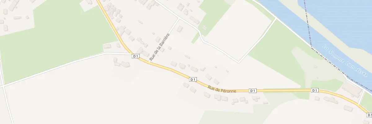 Plan du 40 Rue de Péronne à Biaches