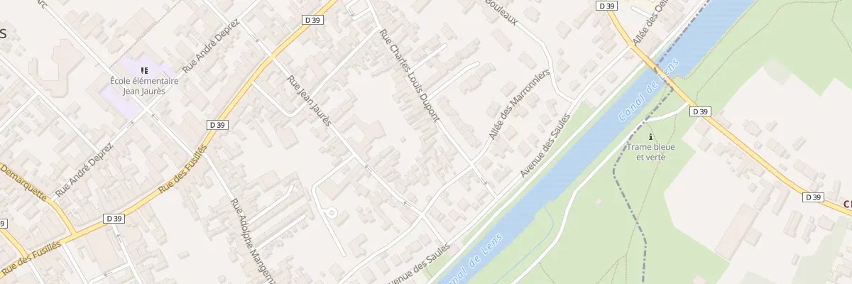 Plan du 51 Rue Charles Louis Dupont à Harnes