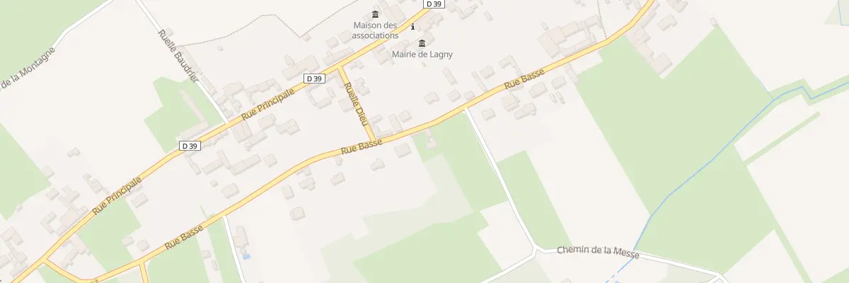 Plan du 9 Rue Basse à Lagny