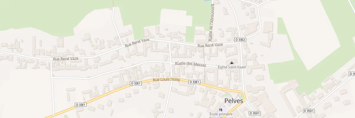 Plan du 1B Rle des Messes à Pelves