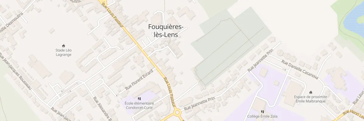 Plan du 9 Rue Louis Pasteur à Fouquières-lès-Lens