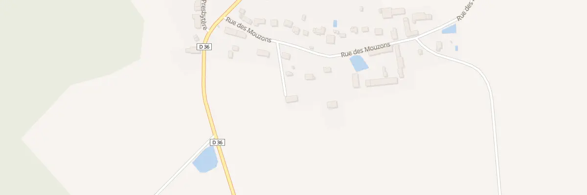 Plan du 8 Rue des Mouzons à Saint-Firmin-des-Bois