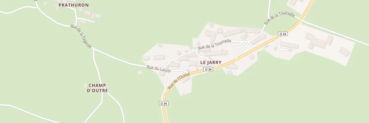 Plan du 5173 Le Jarry à Paulhac