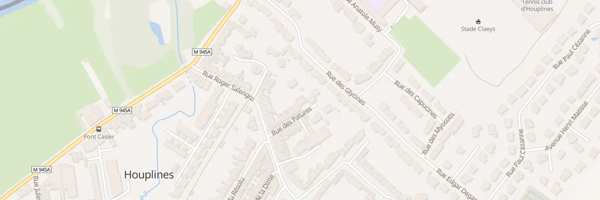 Plan du 15B Rue des Pâtures à Houplines