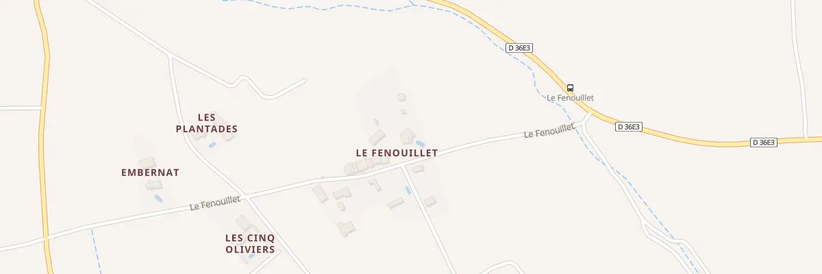 Plan du 5293F Le Fenouillet à Montouliers