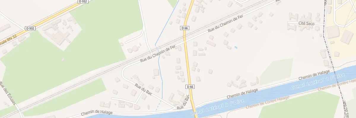 Plan du 306 Rue de Bellerive à Cambronne-lès-Ribécourt