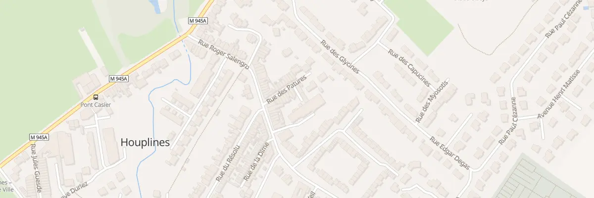 Plan du 14 Rue des Pâtures à Houplines